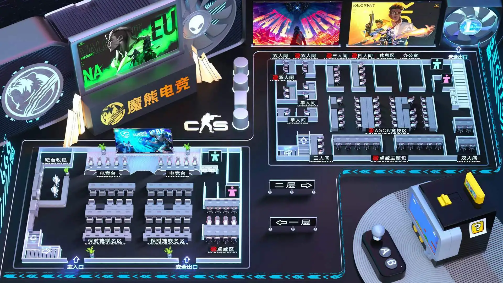 3D机位图